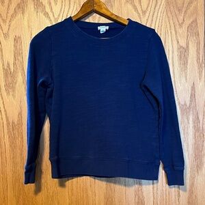 J. Crew Dark Blue Knit Top